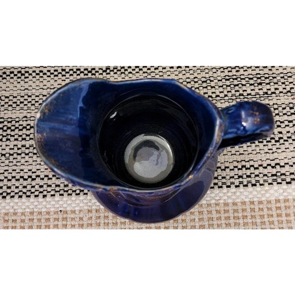 Blue handpainted pitcher - Picture 5 of 5